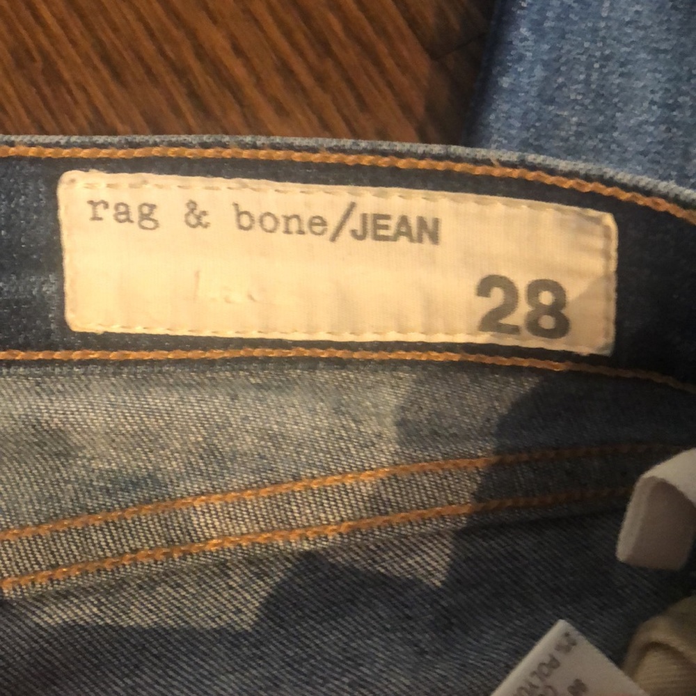rag & bone light wash skinny jeans - Picture 7 of 9